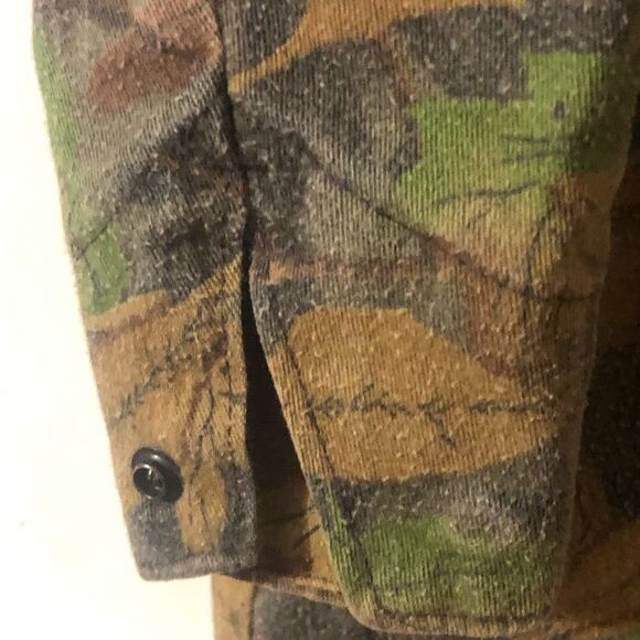 Vintage Gunflint Camo Hunting Jumpsuit. Pockets Collared Made In USA XXL-R - Picture 6 of 11
